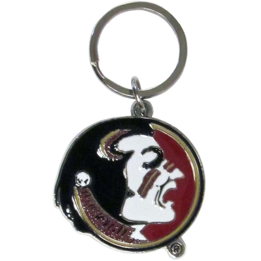 Florida State Seminoles Chrome Logo Cut Keychain