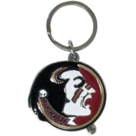 Florida State Seminoles Chrome Logo Cut Keychain