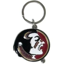 Florida State Seminoles Chrome Logo Cut Keychain