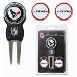 Houston Texans Golf Divot Tool with 3 Markers - Special Order