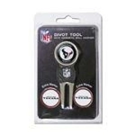 Houston Texans Golf Divot Tool with 3 Markers - Special Order