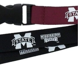 aminco NCAA Mississippi State Bulldogs Reversible Lanyard