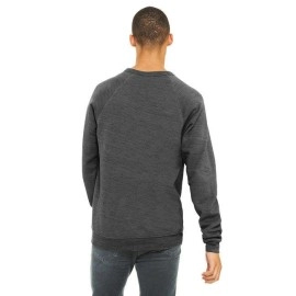 Unisex Sponge Fleece crewneck Sweatshirt - DK gRY MRBLE FLc - M(D0102H7W1KJ)