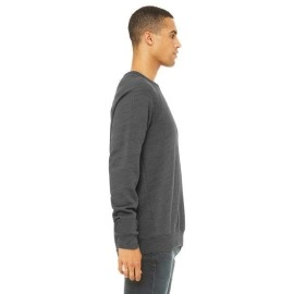 Unisex Sponge Fleece crewneck Sweatshirt - DK gRY MRBLE FLc - M(D0102H7W1KJ)