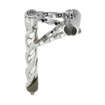 Lowrider Double Twisted Stem 222Mm Chrome