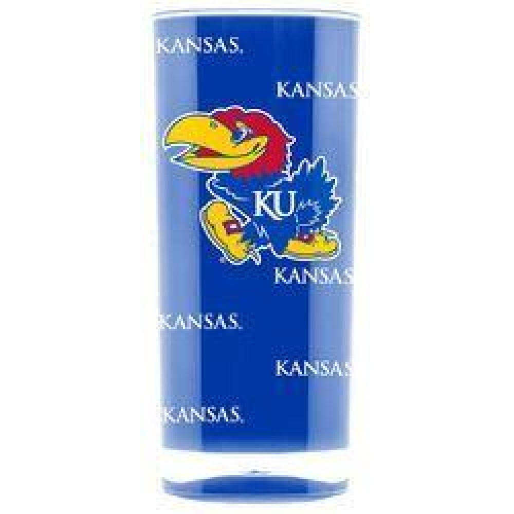 Kansas Jayhawks Tumbler - Square Insulated (16oz) Special Order(D0102H75MIA.)