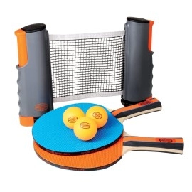 Outside Inside Backpack Travel Pingpong Set For Camping Backyard Outdoors