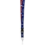 MLB Texas Rangers Two Tone Lanyard, Navy, One Size