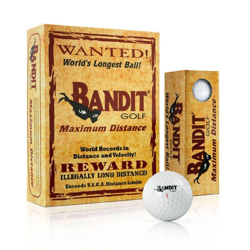 Bandit Maximum Distance Golf Balls One Dozen White