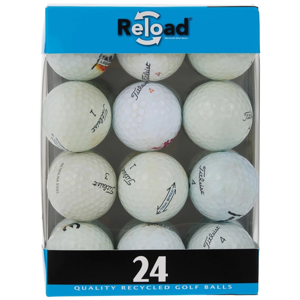 Reload Recycled Golf Balls 24Pack Of Titleist Golf Balls