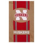 Evergreen Ncaa Nebraska Cornhuskers Flag29X43 Burlap House Style Team Colors One Size