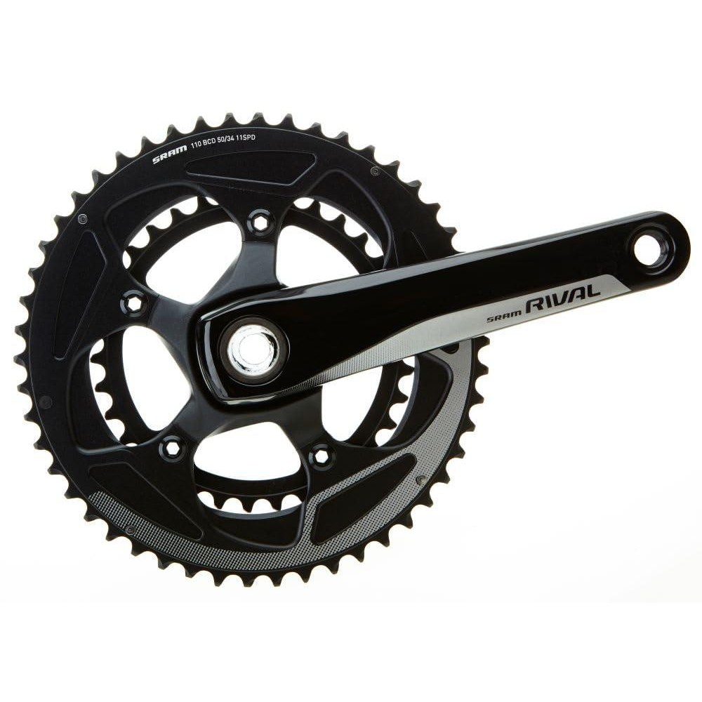 Sram Rival 22 Crankset 170Mm 11Speed 5034T 110 Bcd Gxp Spindle Interface Black