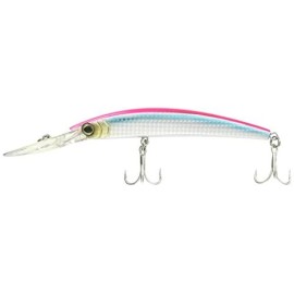 Yozuri Crystal Minnow Deep Diver Lure Holographic Pink 312Inch