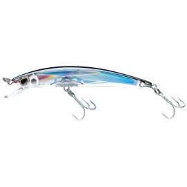 Yozuri Crystal 3D Minnow Floating Lure Silver Black 438Inch