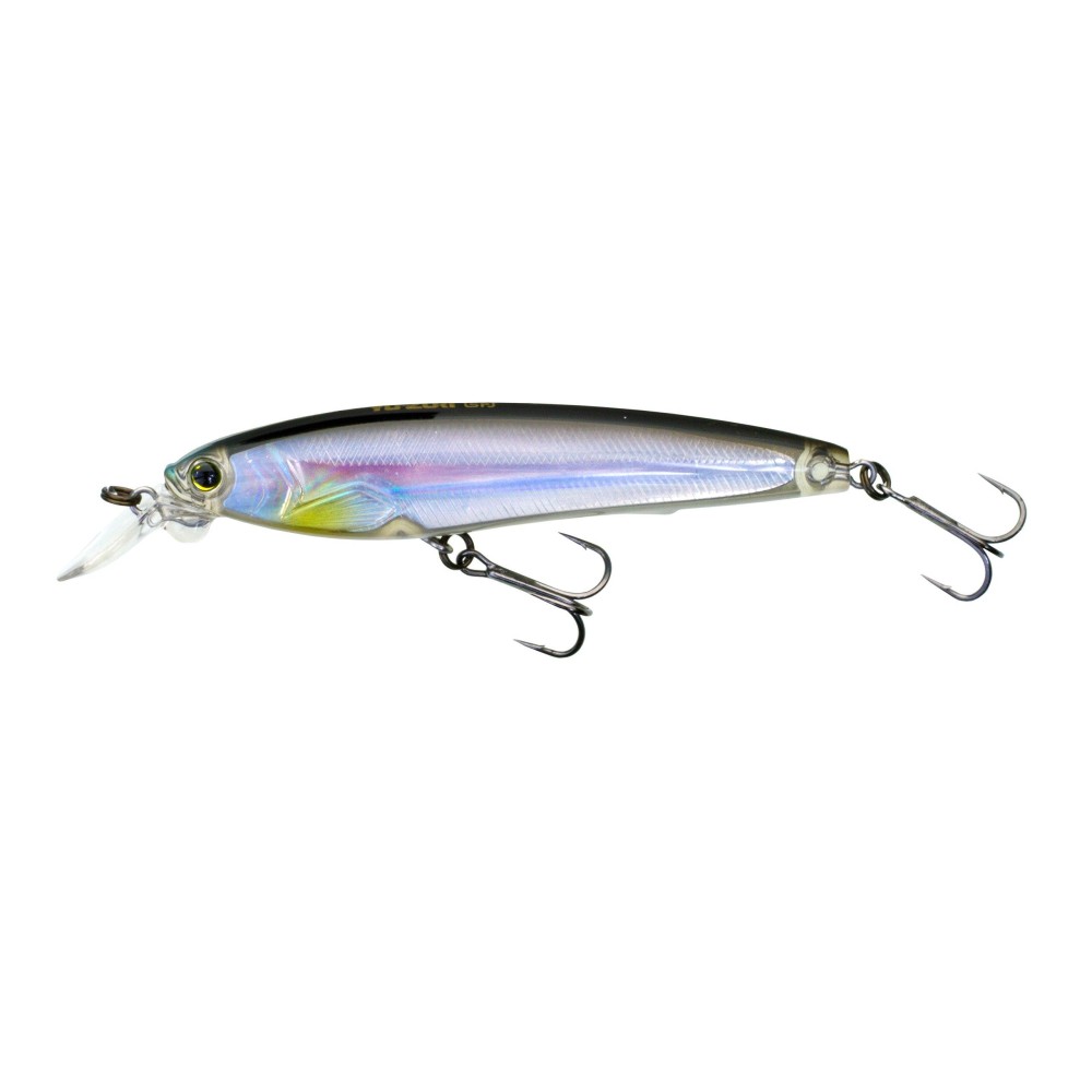 Yozuri F1157 Hbs 3Ds Minnow Suspending Lure 4Inch Holographic Black Silver