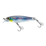 Yozuri F1135 Hbs 3Ds Minnow Suspending Lure 234Inch Holographic Black Silver