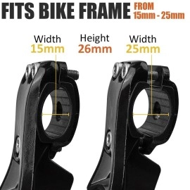 Bv Bike Kickstand Lightweight Aluminum Alloy Rear Side Kick Stand For 2428 Bikes Height Adjustable Easy To Install I Bic