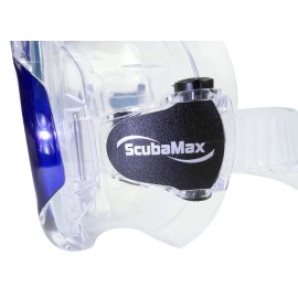 Scubamax Abaco Oversize Single Lens Dive Mask Clear Blue