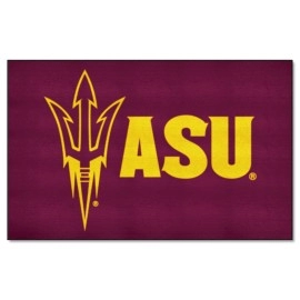 Fanmats 17142 Arizona State Sun Devils Ultimat Rug 5Ft X 8Ft Sports Fan Area Rug Home Decor Rug And Tailgating Mat Maroon