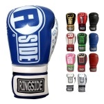 Ringside Apex Flash Boxing Training Sparring Gloves Blwh 16 Oz Blackwhite