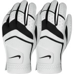 Nike Mens Dura Feel Golf Glove 2Pack White Medium Left Hand