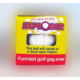 Trick Exploding Unputtable Golf Ball 3 Pack