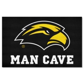 Fanmats 17324 Southern Miss Golden Eagles Man Cave Ultimat Rug 5Ft X 8Ft Sports Fan Area Rug Home Decor Rug And Tailgating M