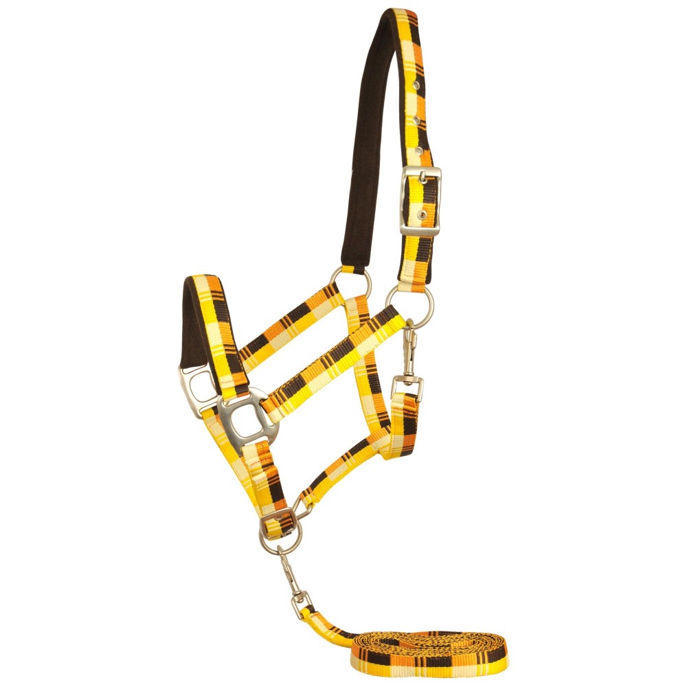 Gatsby Terra Fleece Padded Nylon Halter With Matching Lead