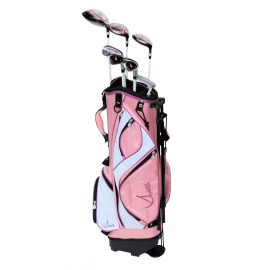 Sephlin Lady Talia Pink Right Hand 7 Pieces Golf Clubs Set And Golf Bag Ages 1014