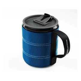 Gsi Outdoors Insulated Infinity Backpacker Mug For Camping Sturdy And Lightweight Blue 17 Fl Oz