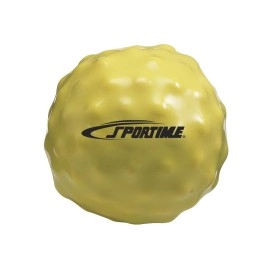 Sportime 2.2 lb, 5 in Yuck-E-Medicine Ball, Yellow
