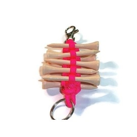 Redvex Paracord Golf Tee Holder Pink Holds 10 Golf Tees