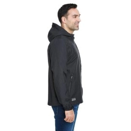 Adult Torrent Softshell Hooded Jacket - BLAcK - S(D0102H7815J)