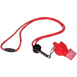 Fox 40 Classic Cmg Whistle With Breakaway Lanyard Red 115 Db Single With Lanyard