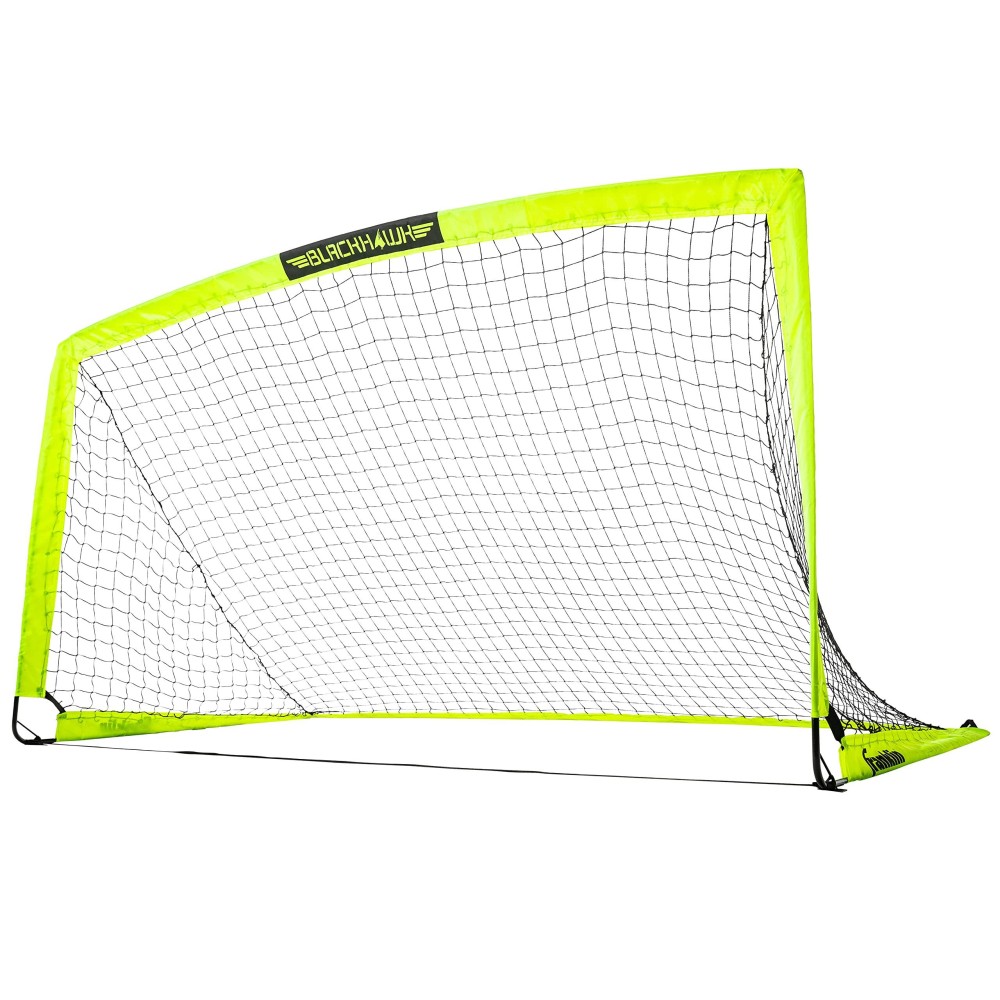 Franklin Sports Blackhawk Backyard Soccer Goal Portable Kids Soccer Net Pop Up Folding Indoor Outdoor Goals 66 X 3