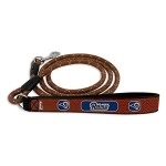 Gamewear Nfl St Louis Rams Football Leather Rope Leash Large Brown