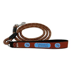 Nfl Tennessee Titans Football Leather Rope Leash Medium Brown