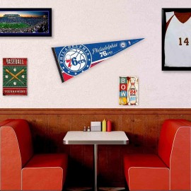 Wincraft Philadelphia 76Ers Pennant Full Size 12 In X 30 In