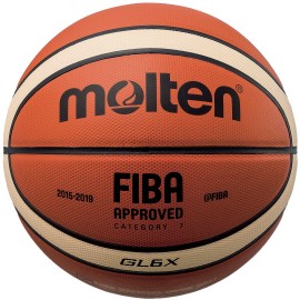 Molten Leather Basketball Orangetan Intermediate Size 6 Model Bgl6X