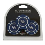 Kentucky Wildcats Golf Chip With Marker 3 Pack