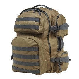 VISM by NcSTAR TACTICAL BACKPACK/TAN WITH URBAN GRAY TRIM