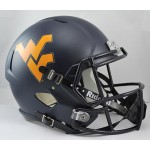 West Virginia Mountaineers Deluxe Replica Speed Helmet - Special Order