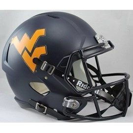 West Virginia Mountaineers Deluxe Replica Speed Helmet - Special Order