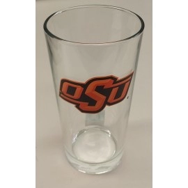 Oklahoma State Cowboys Glass Pint 16oz 3 Color CO