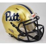 NCAA Pittsburgh Panthers Speed Mini Helmet, Small, Gold