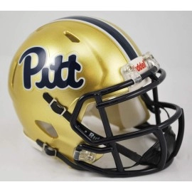 NCAA Pittsburgh Panthers Speed Mini Helmet, Small, Gold