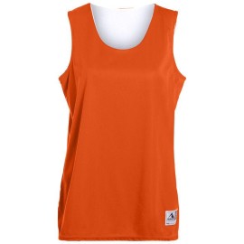 Ladies Wicking Polyester Reversible Sleeveless Jersey - gOLD WHITE - 2XL(D0102H7Y8XP)