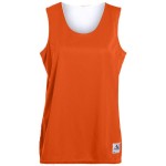 Ladies Wicking Polyester Reversible Sleeveless Jersey - gOLD WHITE - 2XL(D0102H7Y8HT)