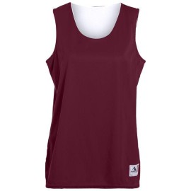 Ladies Wicking Polyester Reversible Sleeveless Jersey - gOLD WHITE - 2XL(D0102H7YZUJ)