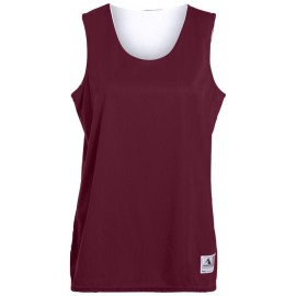 Ladies Wicking Polyester Reversible Sleeveless Jersey - gOLD WHITE - 2XL(D0102H7YZT2)